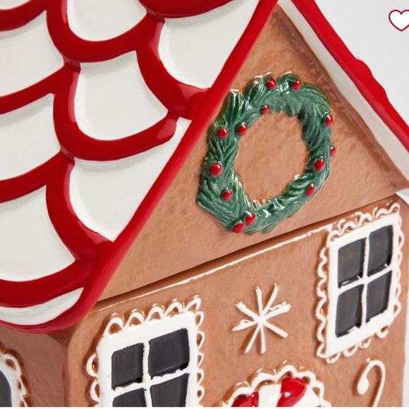 Pottery Barn Christmas Gingerbread Cookie Jar - Picture 3 of 9